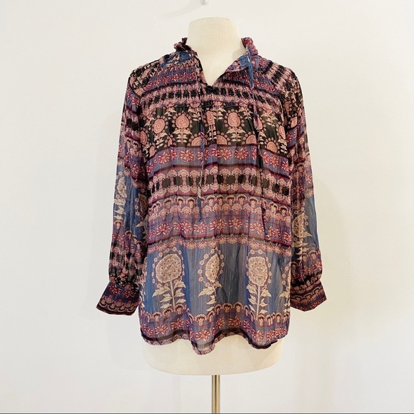 NWOT RD Koko beautiful boho top - Picture 1 of 8